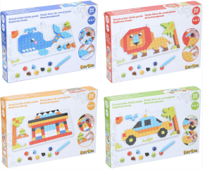 SET PUZZLE BLOQUES CONSTRUCCION 248PCS 4EN1