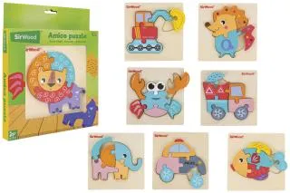 [399384] PUZZLE ANIMALES/VEHICULOS 8 DIST.