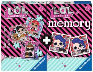 MILTIPACK LOL 3PUZZLES+MEMORY