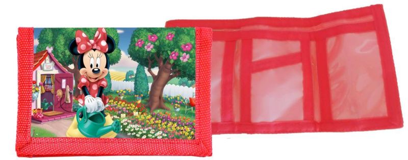 BILLETERO POLYESTER 11x8 CM. MINNIE MOUSE