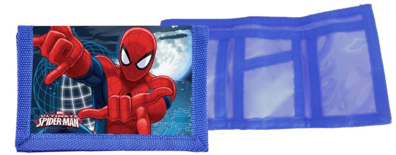 BILLETERO POLYESTER 11x8 CM. SPIDERMAN
