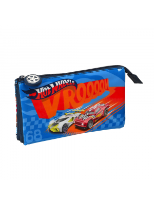 PORTATODO TRIPLE HOT WHEELS "CHALLENGE"