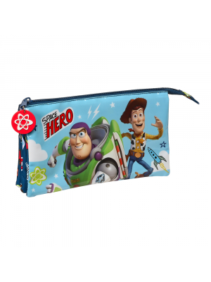 PORTATODO TRIPLE TOY STORY "SPACE HERO"