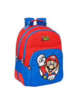 MOCHILA DOBLE ADAPT.CARRO SUPER MARIO