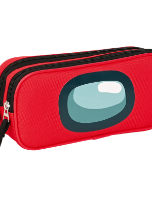 PORTATODO DOBLE AMONG US RED