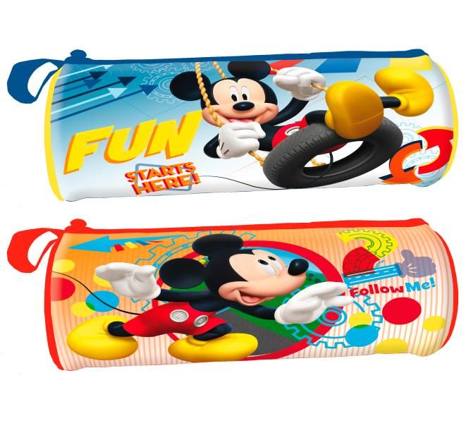 Estuche cilindrico 215x75mm Mickey