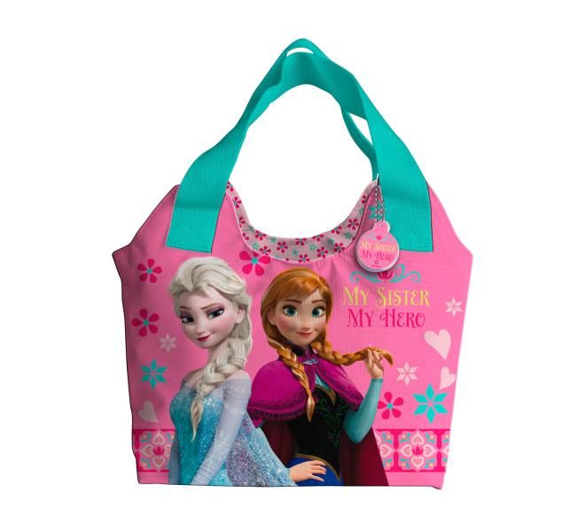 Bolso de mano doble asa 225x225mm Frozen