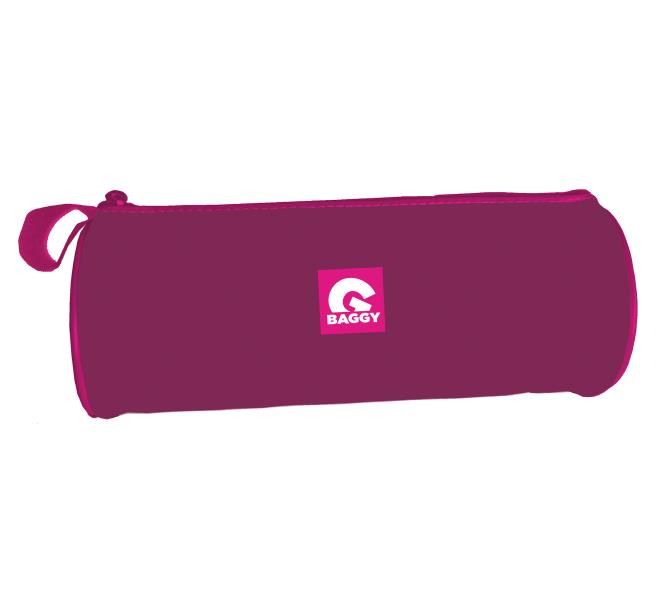 Portatodo cilindrico 215x75 mm Baggy rosa