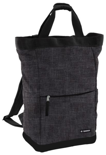 MOCHILA BOLSO 26,5X14X39CM BAGGY NEGRO
