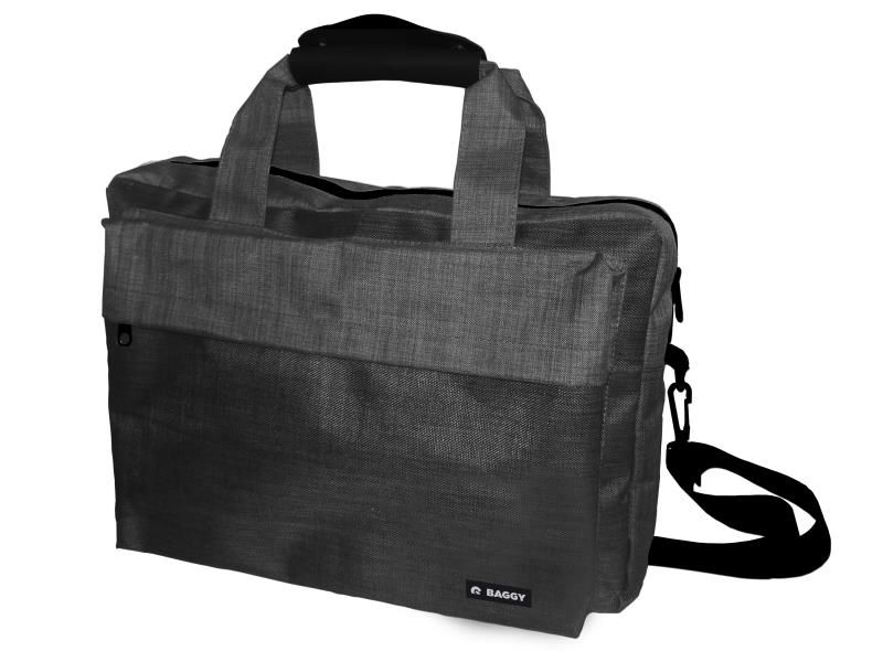 BOLSA MALETIN 27X11X36CM. BAGGY NEGRO