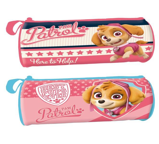 Portatodo cilindrico 215x75 mm  Paw Patrol girl