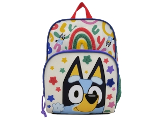 MOCHILA BLUEY 30CM BOLSILLO FRONTAL- RAINBOW