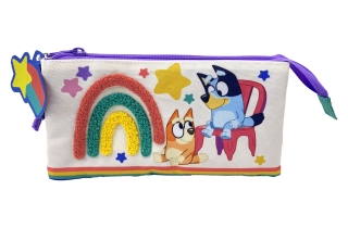 PORTATODO TRIPLE BLUEY - RAINBOW