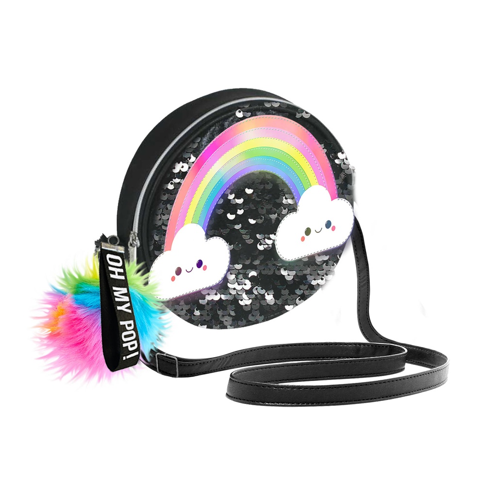 [37734] OHMYPOP BOLSO REDONDO PQ.RAINBOW