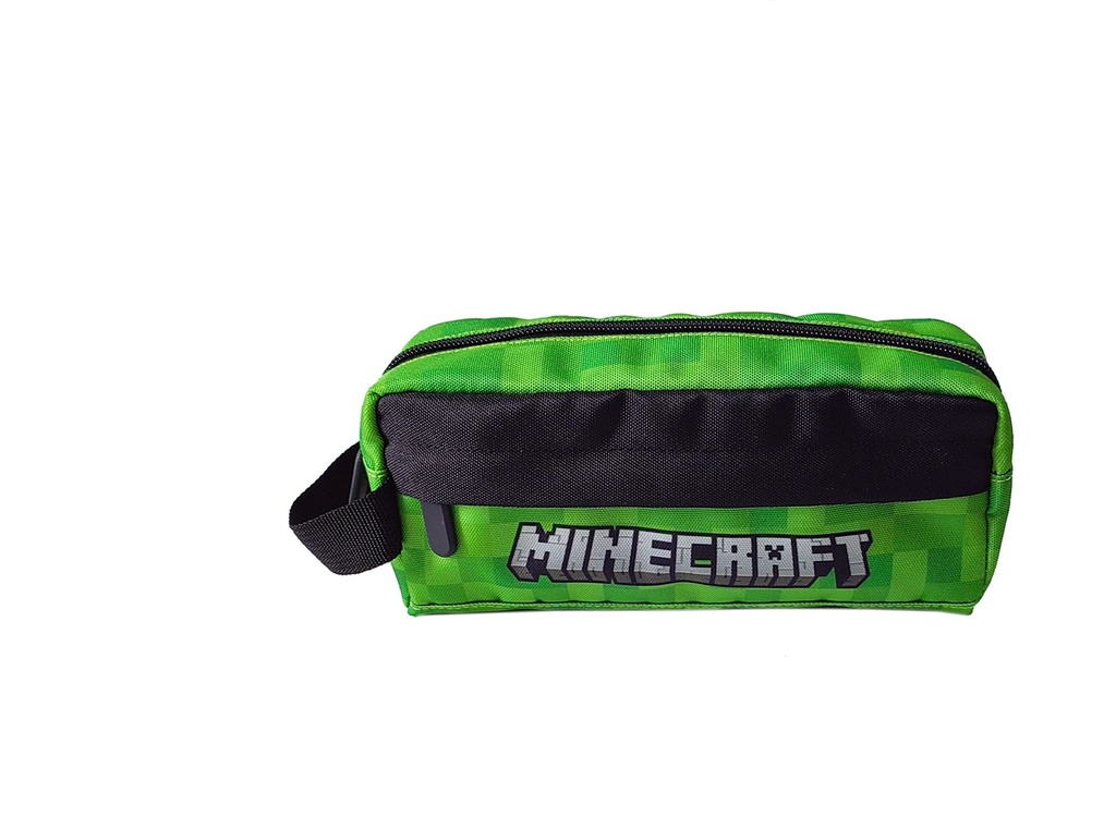 ESTUCHE 2-2BOLSILLOS MAXI MINECRAFT