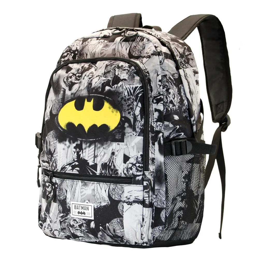 [3501] BATMAN Mochila Fight HS FAN B/N