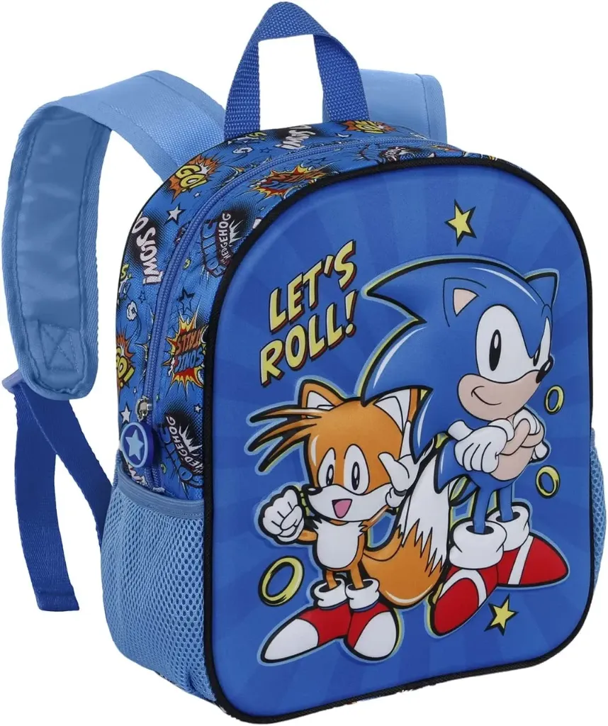 [4467] SONIC Mochila 3D Pq Lets roll