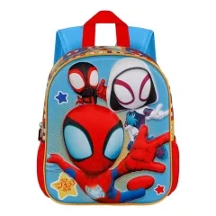 [6608] SPIDERMAN Mochila 3D Pq Three