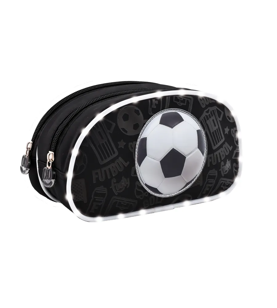 [966] PORTAT.SOCCER NEGRO LED