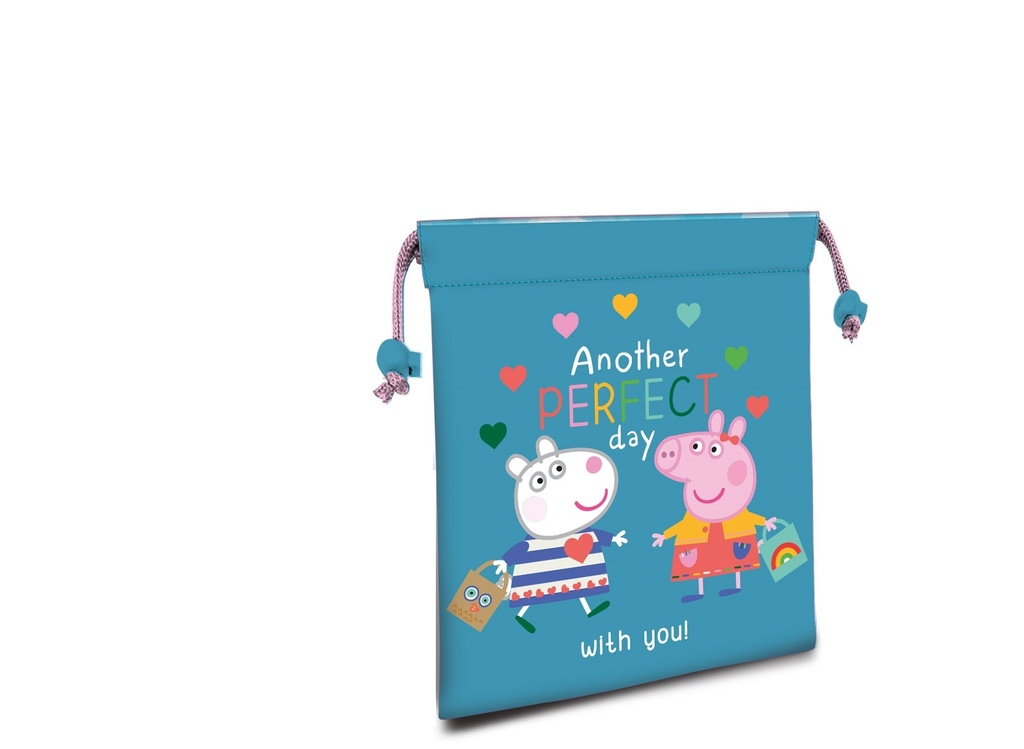 BOLSA DE COMIDA 22CM PEPPA PIG
