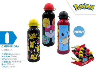 [PK00014] CANTIMPLORA ALUM 500ML SURT POKEMON