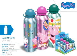 CANTIMPLORA ALUM 500ML SURT PEPPA PIG