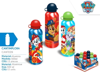 CANTIMPLORA ALUM 500ML SURT PAW PATROL
