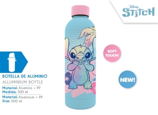 CANTIMPLORA IMPRESIÓN 3D STITCH 500ML INOXIDABLE
