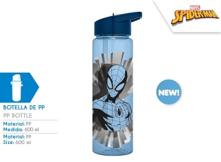 CANTIMPLORA PP REDONDA SPIDERMAN