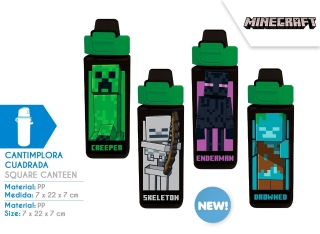 CANTIMPLORA PP CUADRARA MINECRAFT