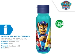 BOTELLA 500 ML PAW PATROL
