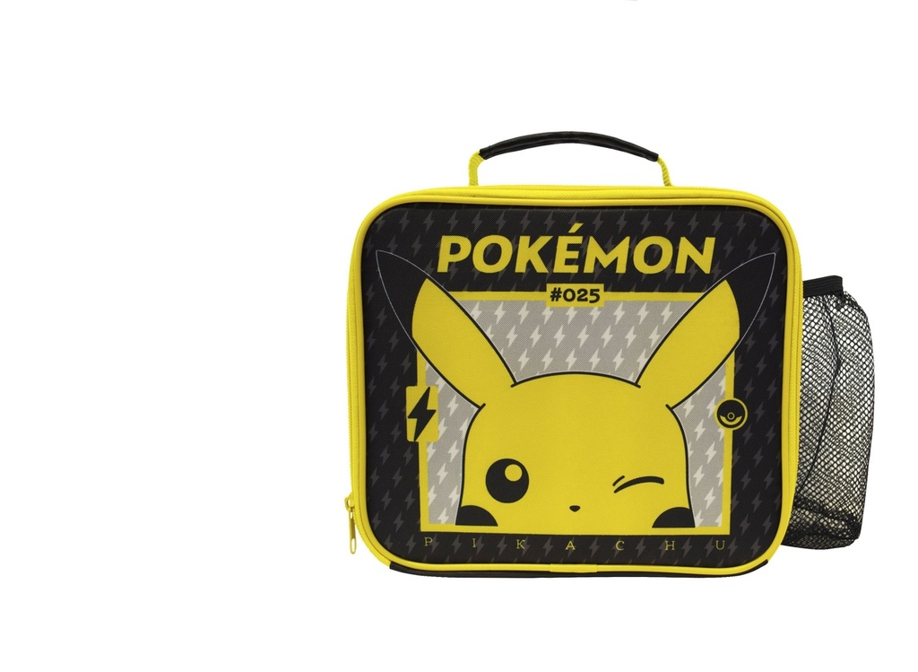 [PK91517] BOLSA DE ALMUERZO Y PORTABOTELLAS POKEMON