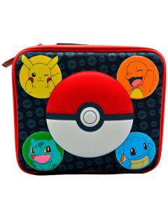 BOLSA DE ALMUERZO POKEMON Y POKEBALL 3D