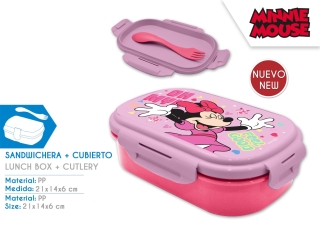 SANDW RECTAN C.CUBIERTO MINNIE ROSA