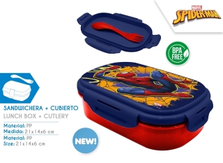 [SP50071] SANDW CON CUBIERTO SPIDERMAN