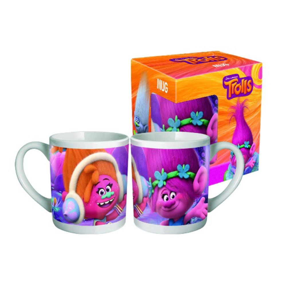 TAZA CERÁMICA 8 OZ NIÑA TROLLS TRL33-18CECBZ