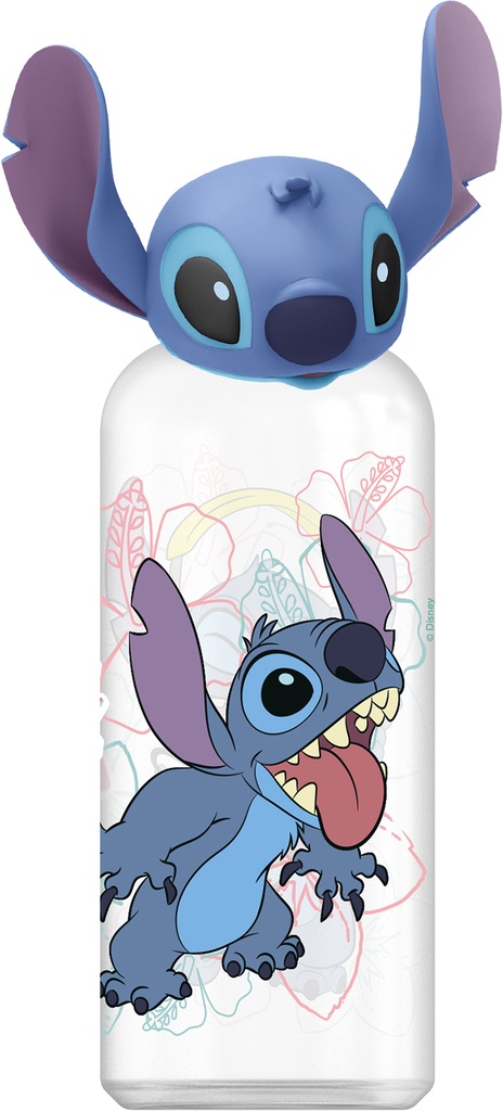 St Botella Ecozen Figurita 3D 560 Ml Stitch Flowers