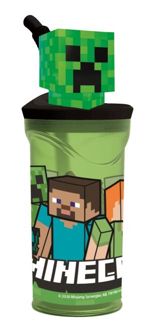 St Vaso Figurita 3D 360 Ml Minecraft
