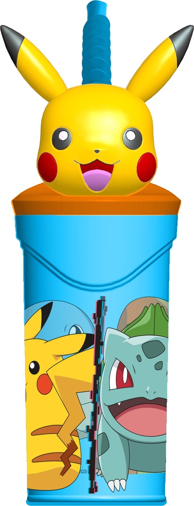 St Vaso Figurita 3D 360 Ml Pokemon DiStsion