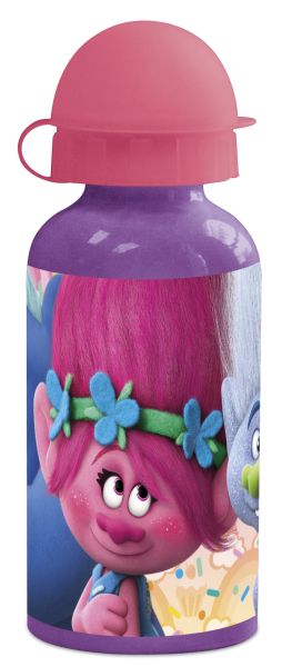 St Botella Aluminio Pequeã‘A 400 Ml. Trolls.