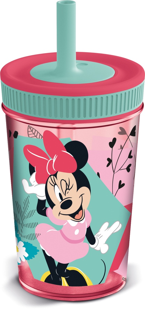 STOR VASO CON PAJITA DE SILICONA MINNIE