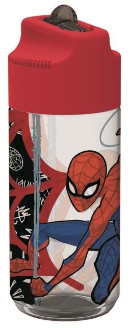 [51336] St Botella Tritan Hidro Peque—A 430 Ml  Spiderman Urban Web