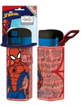 St Botella Robot Con Cierre 550 Ml  Spiderman Urban Web