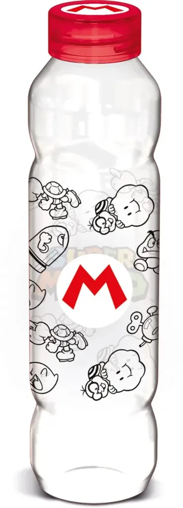 [3593] St Botella De Tritan Nevera 1200 Ml Super  Mario Young Adult