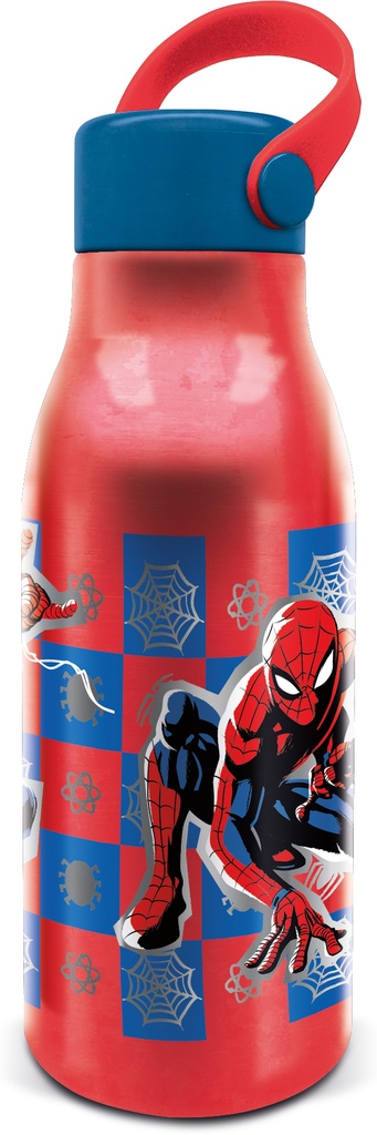 St Botella Alum.Flexi Handle 760 Ml  Spiderman Arachnid Grid