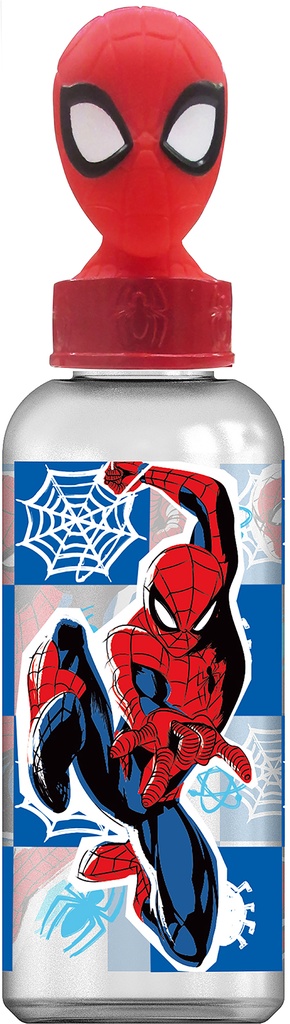 [ST74859] St Botella Ecozen Figurita 3D 560 Ml  Spiderman Arachnid Grid