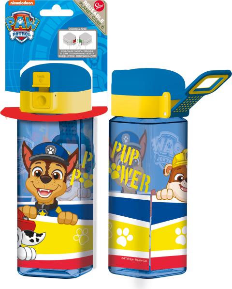 St Botella Robot C/Cierre 550 Ml Paw Patrol Pup Power
