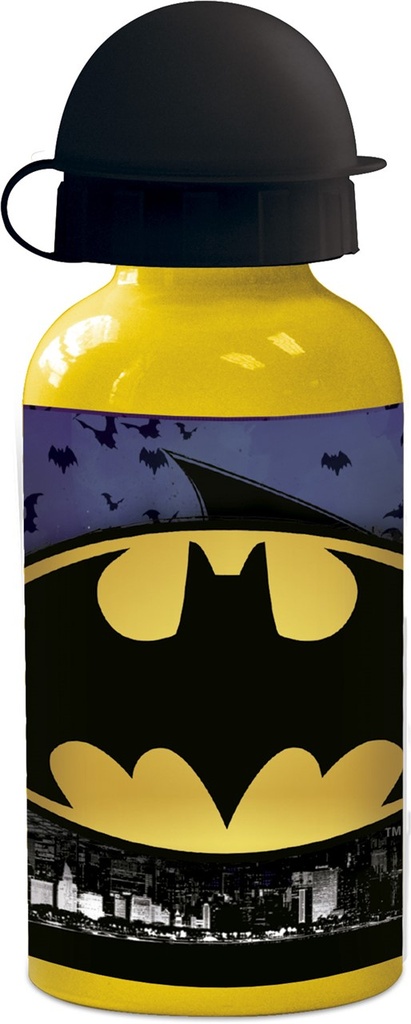 Botella Aluminio Pequeña 400 Ml. Batman Symbol