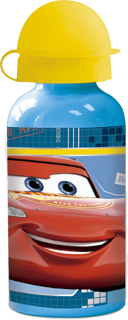 Botella Aluminio Pequeña 400 Ml. Cars Race Ready