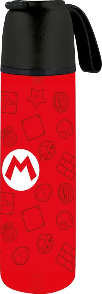 [3592] St Termo De Acero Inoxidable 495 Ml  Super Mario Young Adult